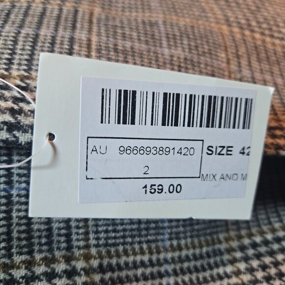 [NWT] Multi-Colour Men's Houndstooth Sport Jacket - Picture 4 of 5